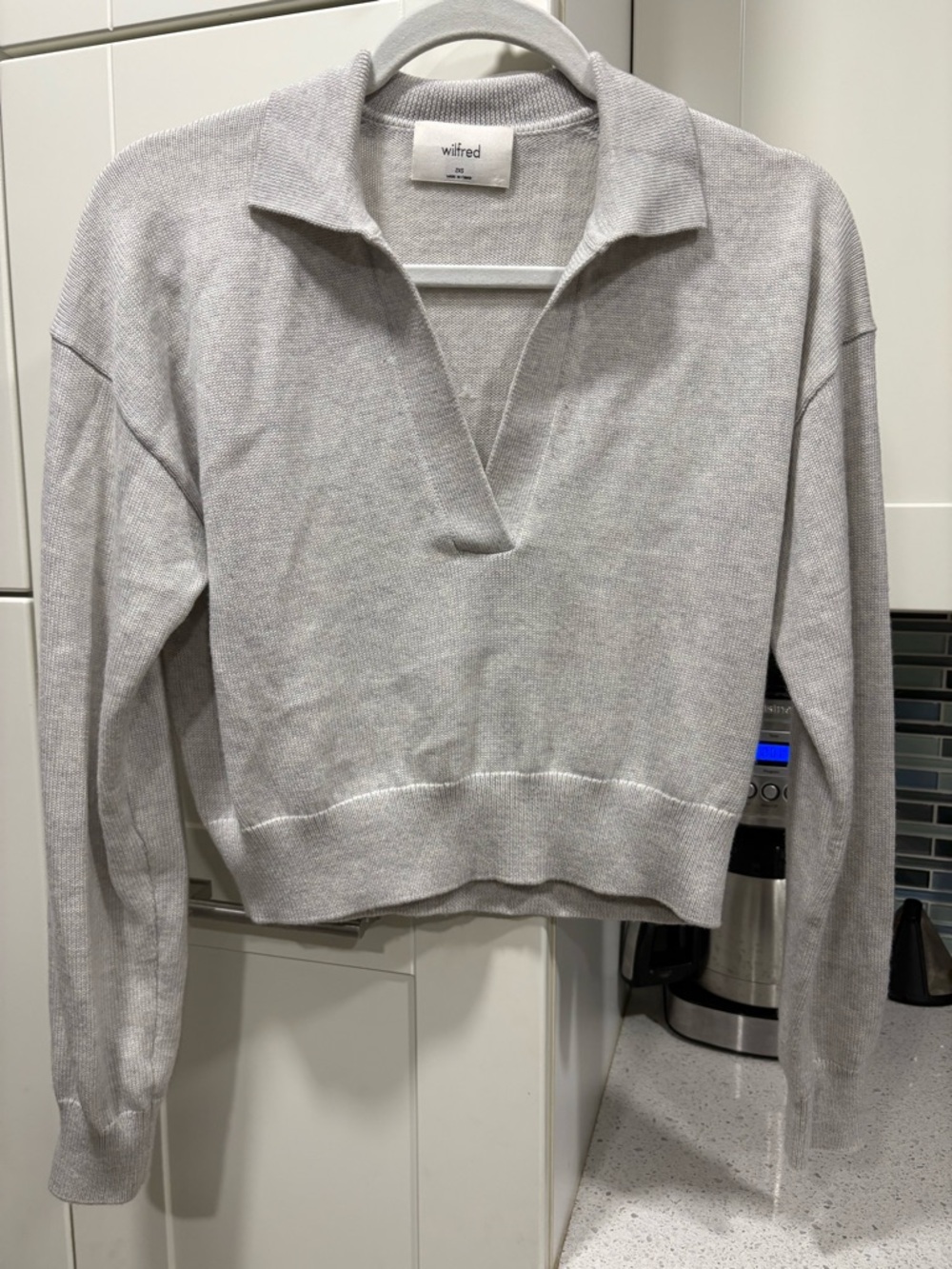 Aritzia Wilfred Clara Merino Wool Waist Sweater